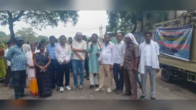तेतुलमुड़ी कोलडंप को चालू कराने की मांग को ले प्रदर्शन