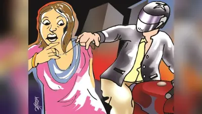 सेक्टर दो में इंजीनियर की मां से चेन छिनतई
