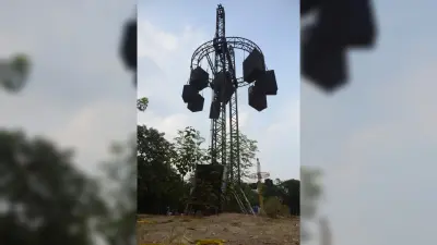 Patna : गांधी मैदान में मेगास्क्रीन का पटनावासियाें को नहीं मिल रहा लाभ