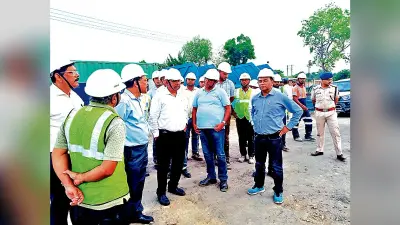 इसीएल के निदेशक ने किया कुनुस्तोड़िया क्षेत्र का दौरा