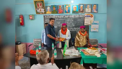 सेवानिवृति पर बीईओ व शिक्षिका को विद्यालय में किया गया सम्मानित