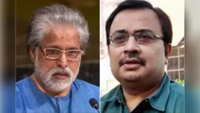 Lok Sabha Election 2024 : मतदान के दौरान कोलकाता उत्तर में एक साथ दिखे सुदीप बंद्योपाध्याय व कुणाल घोष