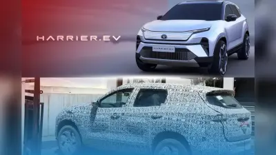 Tata Harrier EV का इंतजार खत्म, टेस्टिंग के दौरान हुई स्पॉट, 500km की होगी रेंज