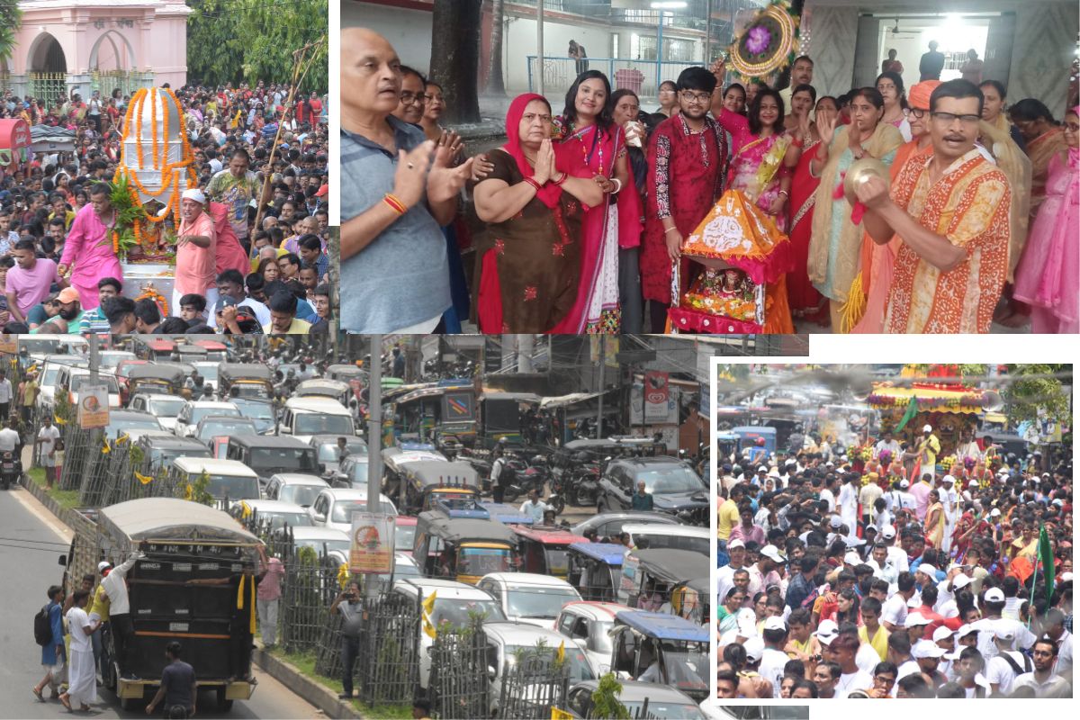 Jagannath Rath Yatra: धनबाद में 6 जगह नगर भम्रण को निकले प्रभु, गूंजे जय जगन्नाथ के जयकारे