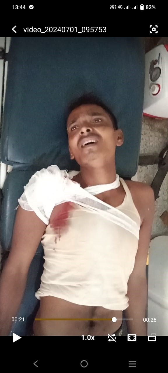 हसनपुर में ईंट लेकर जा रहे ट्रैक्टर चालक को मारी गोली