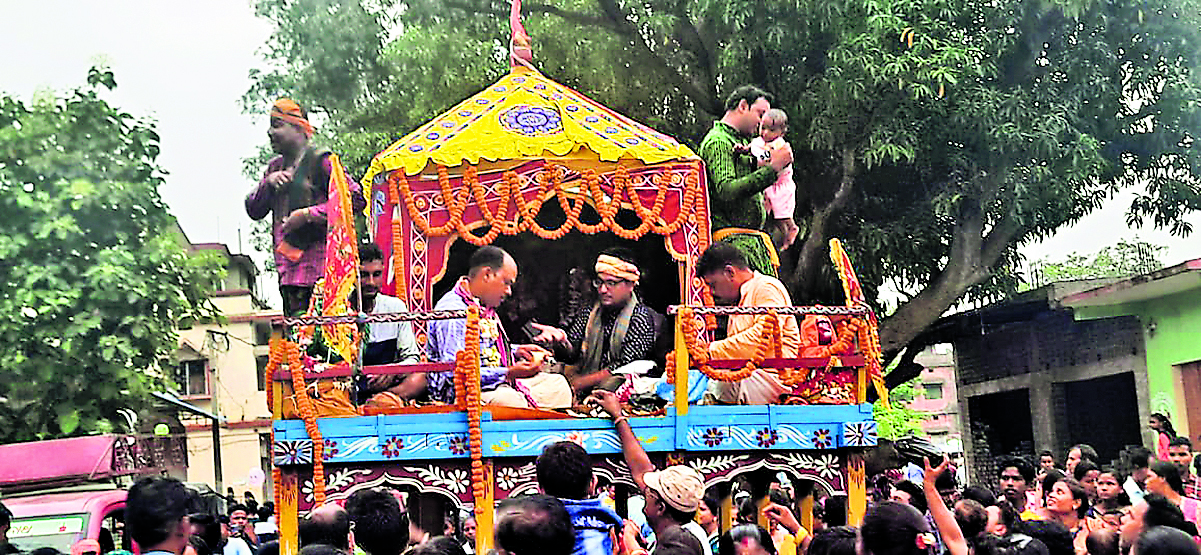 बामड़ा में रथयात्रा ने पूरे किए 118 साल, राजघराने ने की थी शुरुआत