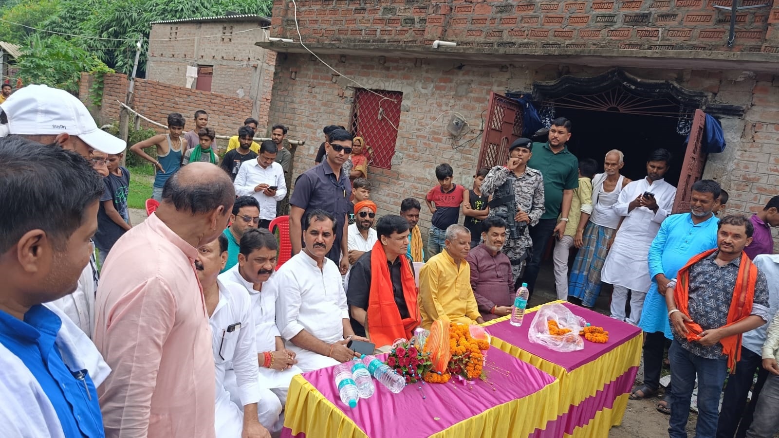 केंद्रीय गृह राज्यमंत्री का किया गया स्वागत