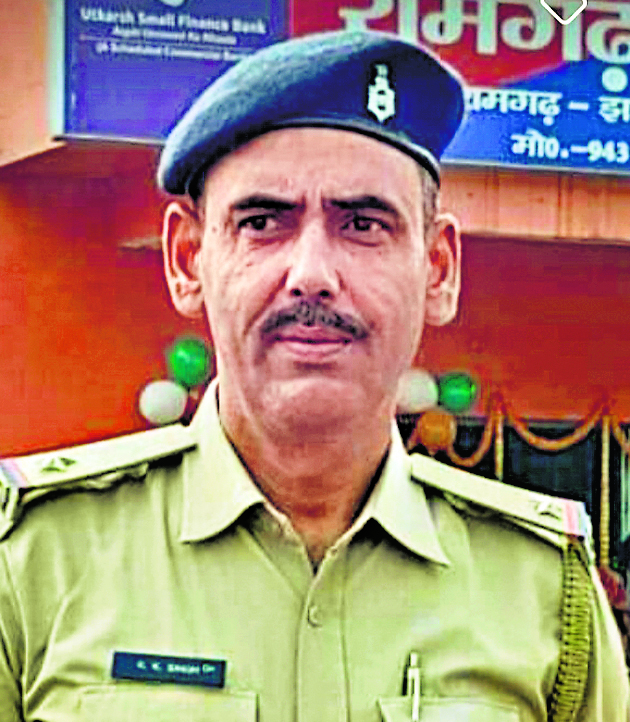 Ramgarh Crime News : एएसआइ की मौत के मामले में थानेदार निलंबित