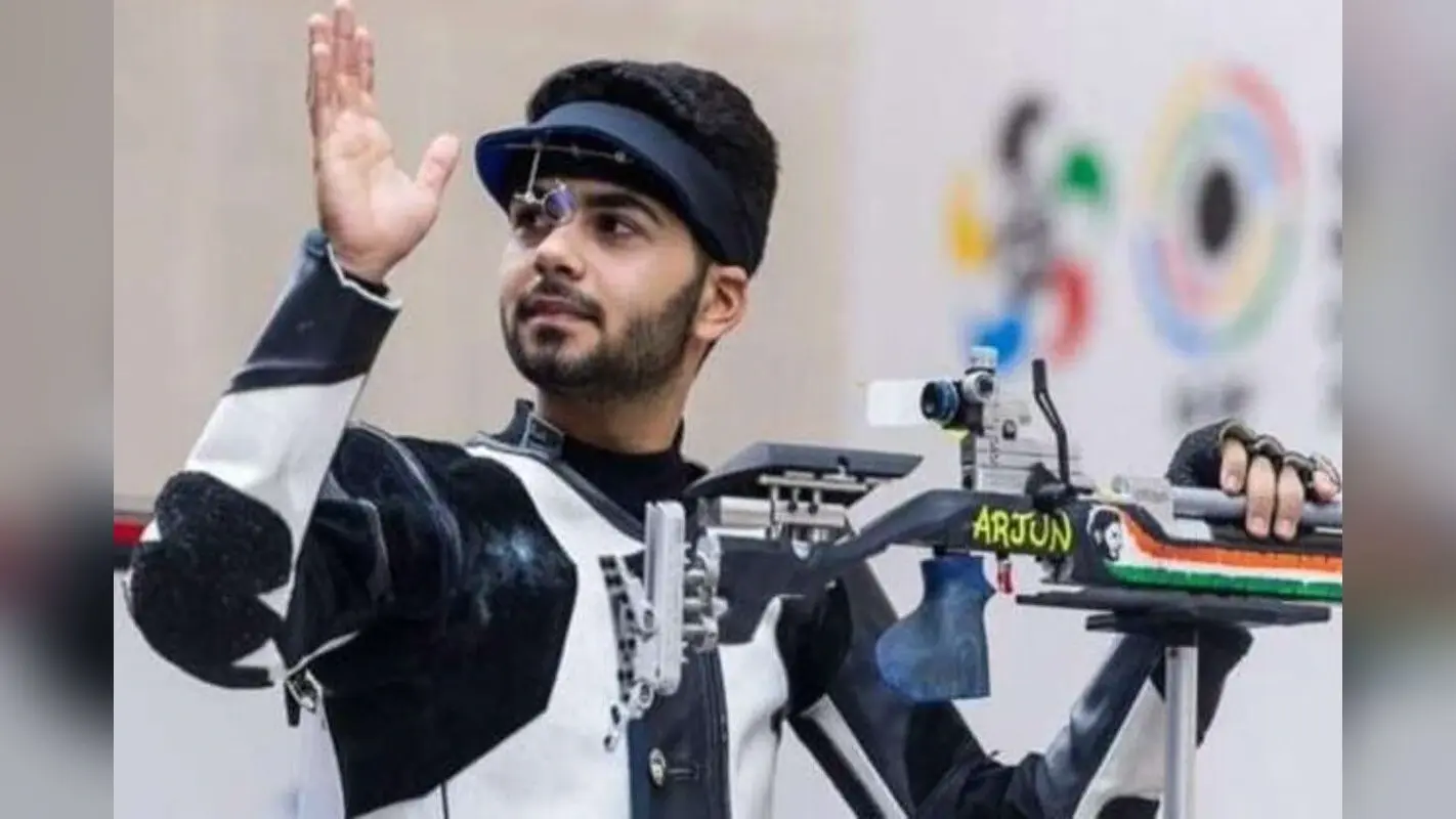 Paris Olympics 2024:पदक से चूके अर्जुन बाबूता 10 मीटर एयर राइफल फाइनल में चौथे स्थान पर रहे