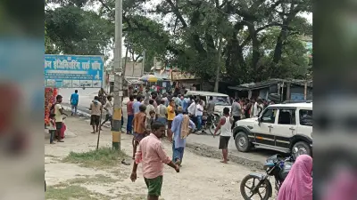 बिजली करंट से युवक की मौत, सड़क जाम