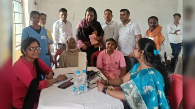सर्वेश्वरी समूह ने कल्यणेश्वर उवि में लगाया चिकित्सा शिविर