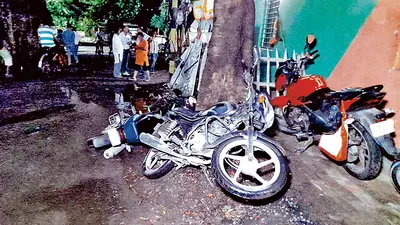 भाजपा कार्यालय में तोड़फोड़