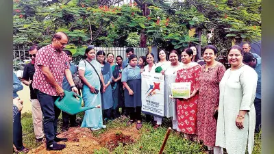 ‘होप’ पुनर्वास केंद्र में चला पौधरोपण अभियान