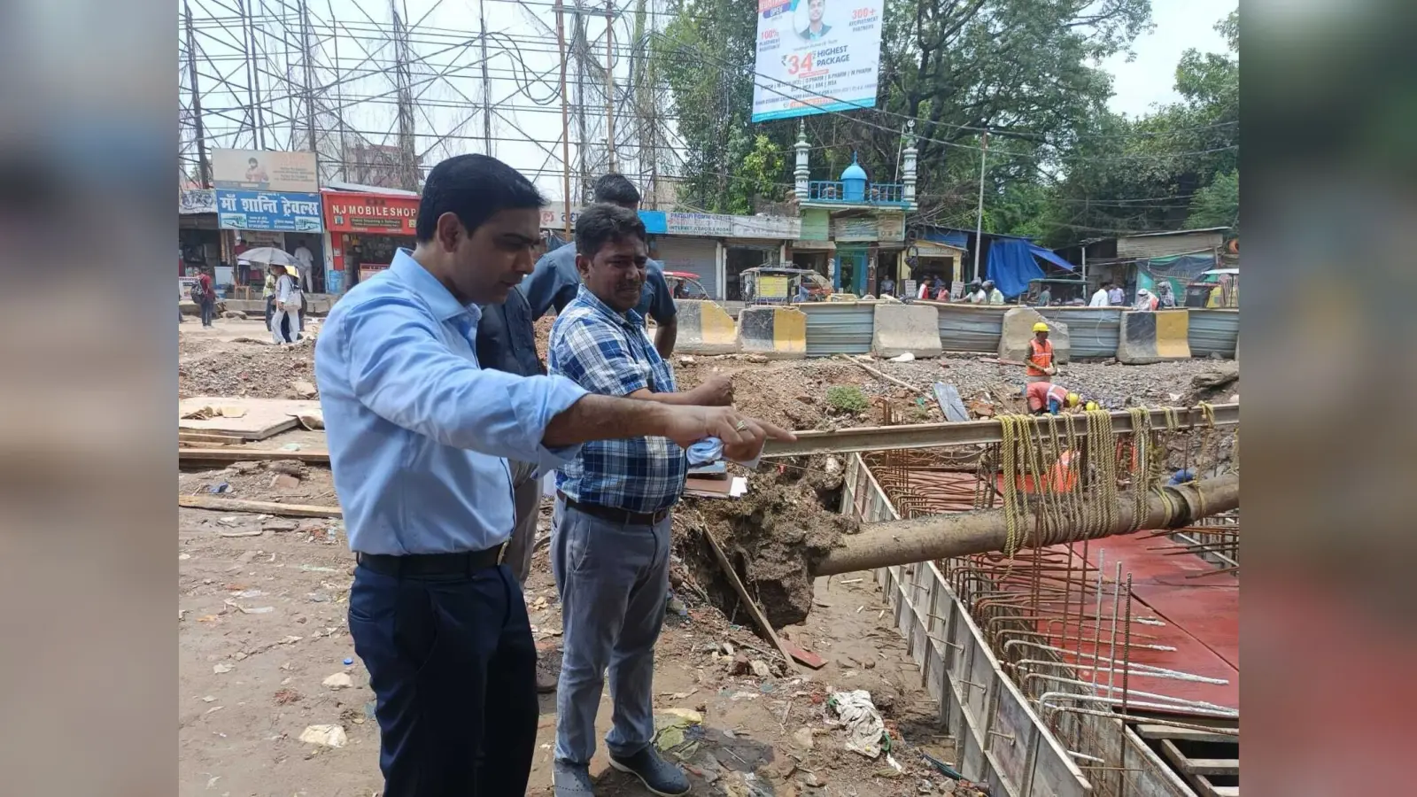 ट्रॉली माउंटेड पंप से निकालें डायवर्सन क्षेत्र से पानी : एमडी