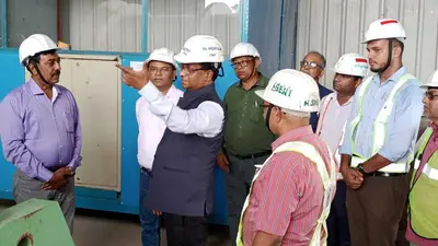 इसीएल के निदेशक ने किया कुनुस्तोड़िया क्षेत्र का दौरा