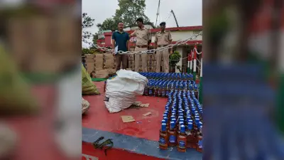 मुर्राह बभन चौर से बोलेरो पर लदी शराब जब्त