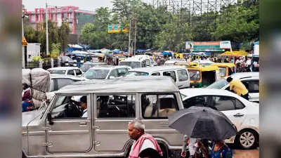 शहर में पूरे दिन लगा रहा भीषण जाम