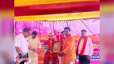 श्रीराम दरबार निर्माण कार्य का सांसद ने किया शुभारंभ