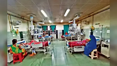 रिम्स के शिशु सर्जरी विभाग में वार्मर और सीआर्म मशीन खराब, आइसीयू में प्रशिक्षित नर्स नहीं