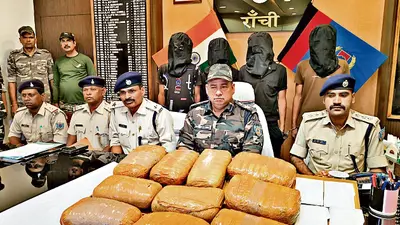 10 किलो गांजा के साथ चार तस्कर गिरफ्तार