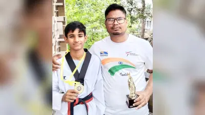 राजेश कुमार ने ताइक्वांडो चैंपियनशिप में स्वर्ण पदक जीता