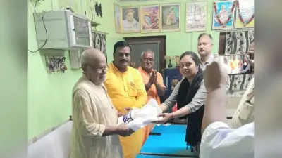 सेवानिवृत्त शिक्षक ने सरस्वती विद्या मंदिर को दान में दी पौने दो एकड़ जमीन