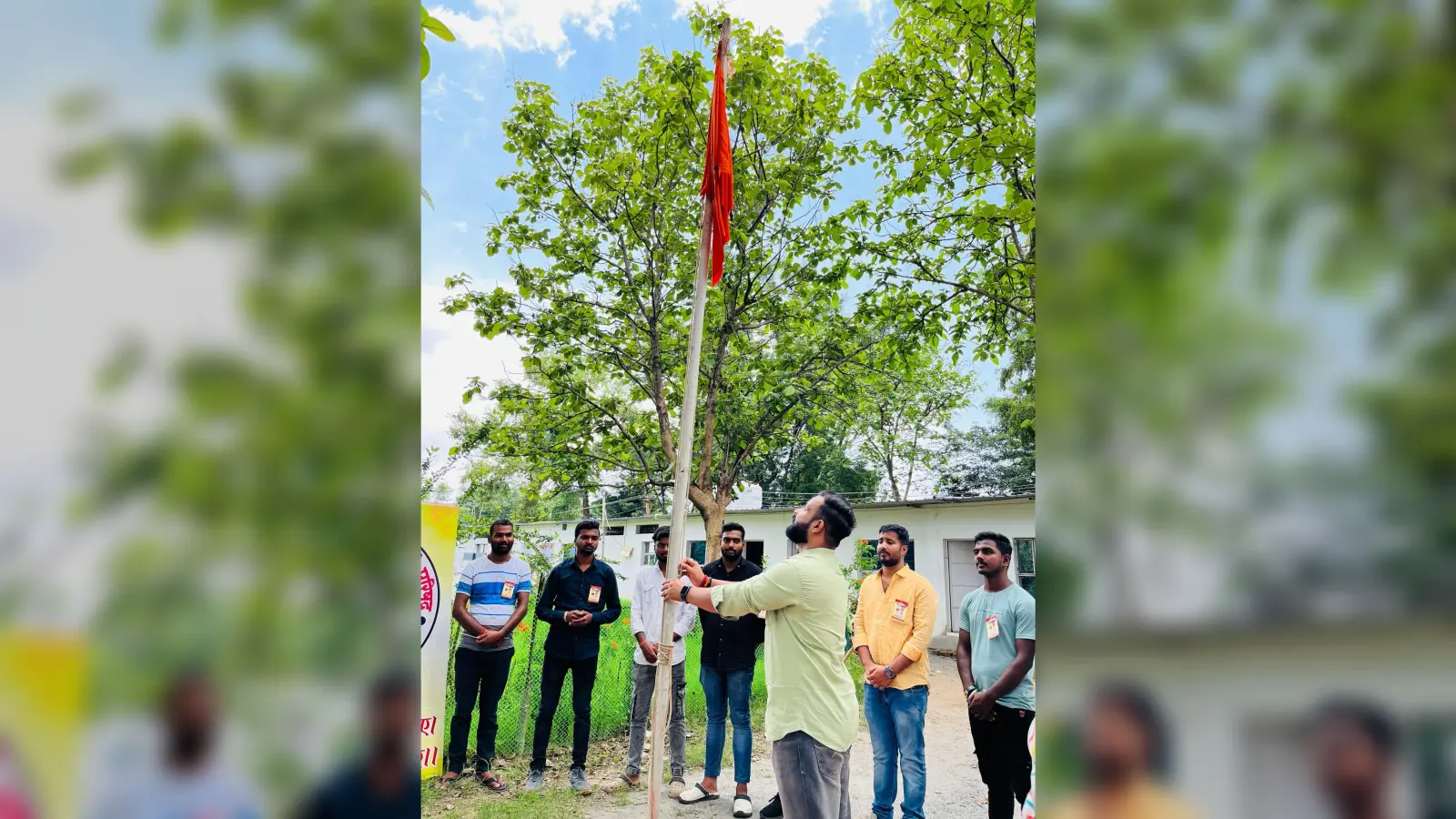 एबीवीपी ने स्थापना दिवस पर महाविद्यालयों में किया पौधरोपण