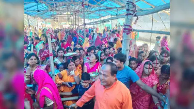 धूमधाम से की गयी मां विपदतारिणी की पूजा, महिलाओं ने सुनी कथा