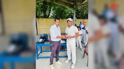 दिव्यम चौधरी का अर्धशतक, चिन्मया विद्यालय जीता