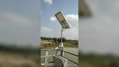 जल स्तर की मॉनिटरिंग के लिए लगाया गया सिस्टम