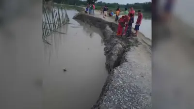 बकरा व रतवा नदी का जलस्तर बढ़ा