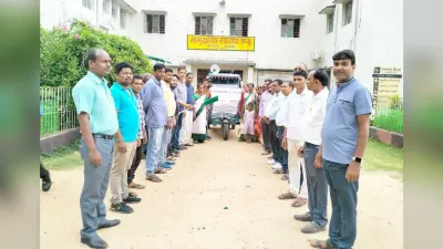 एमओआFसी ने झंडी दिखाकर जागरुकता रथ रवाना