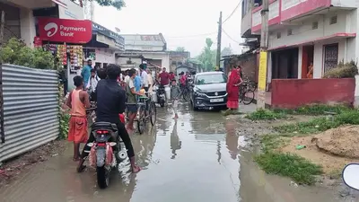 जलनिकासी की मांग कर अनशन शुरू करने का दिया अल्टीमेटम