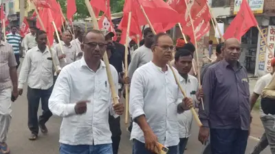 मॉब लिंचिंग के खिलाफ भाकपा माले ने सरिया में निकाला प्रतिवाद मार्च
