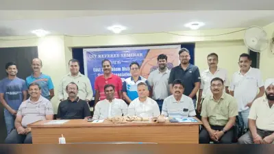 कैरम के नियम से रुबरु हुए शहर के रेफरी