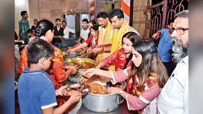 श्री श्याम भंडारा में शामिल हुए रक्षा राज्यमंत्री संजय सेठ