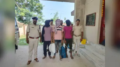 सीएसपी संचालक से लूटकांड में तीन गिरफ्तार, 54, 500 रुपये और एक मोबाइल जब्त