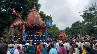 मौसीबाड़ी से भाई-बहन संग अपने घर लौटे महाप्रभु जगन्नाथ, रथ पर सुनावेश कल