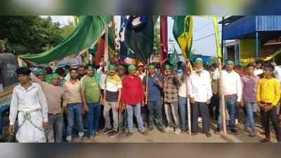 दारू में ताजिया और निशान के साथ निकाला जुलूस
