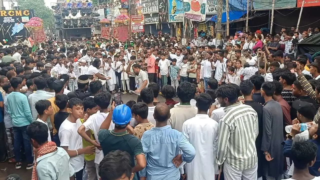 राउरकेला में शांतिपूर्वक निकला मुहर्रम जुलूस,