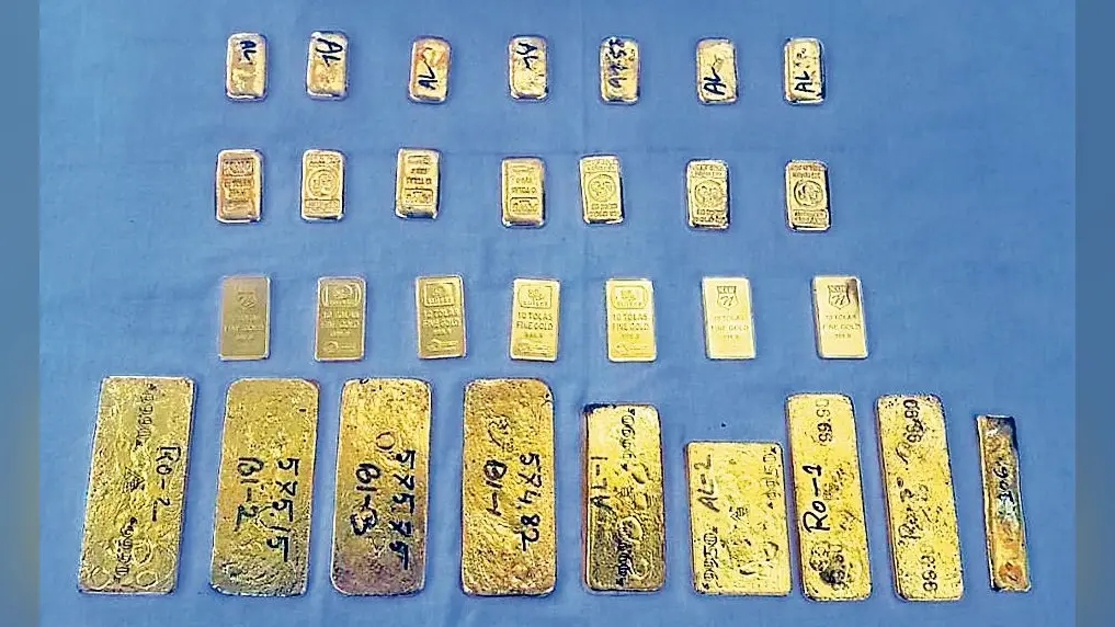 5.82 करोड़ के सोने के साथ युवक गिरफ्तार