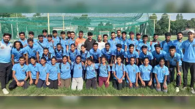 56 सदस्यीय जिला एथलेटिक्स टीम पटना रवाना