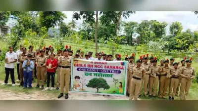 वन कैडेट वन ट्री कार्यक्रम के तहत किया गया पौधरोपण