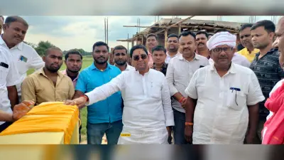 विधायक ने किया सामुदायिक भवन का शिलान्यास