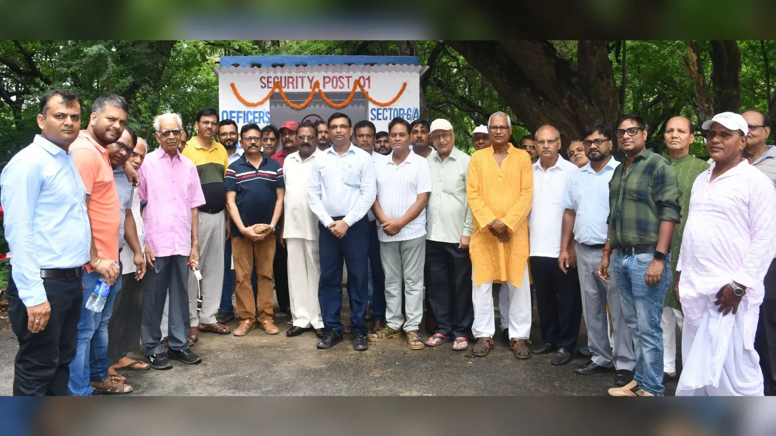 बीएसएल. सेक्टर 06 ए में सुरक्षा को ले बनाये सात सिक्योरिटी पोस्ट व पांच बैरियर