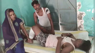 उधार का पैसा मांगने पर व्यवसायी पिता-पुत्र को किया घायल
