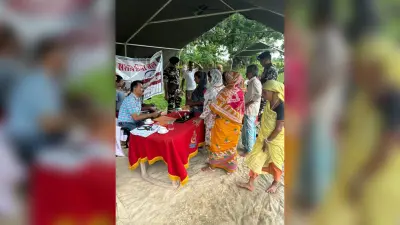 सीमावर्ती क्षेत्र सुखानी में पशु चिकित्सा शिविर आयोजित
