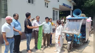 जागरूकता रथ को सीएस ने हरी झंडी दिखाकर किया रवाना