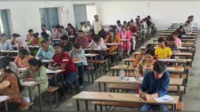पीजी सेमेस्टर 2 परीक्षा के दूसरे दिन दो परीक्षार्थी कदाचार के आरोप में निष्कासित