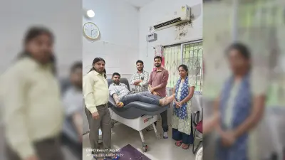 तिलाबाद के माेनू साव ने 37 वां बार किया रक्तदान